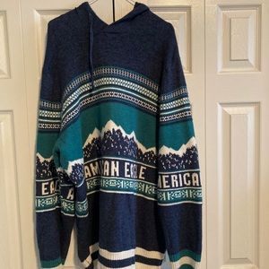 AEO XL Winter Print Hoodie